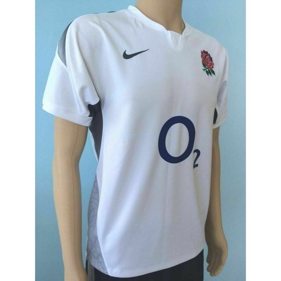 Mens Nike Rugbeia Floreat Ubique Rugby Rose England Size S Athletic Top Logo - Picture 6 of 12
